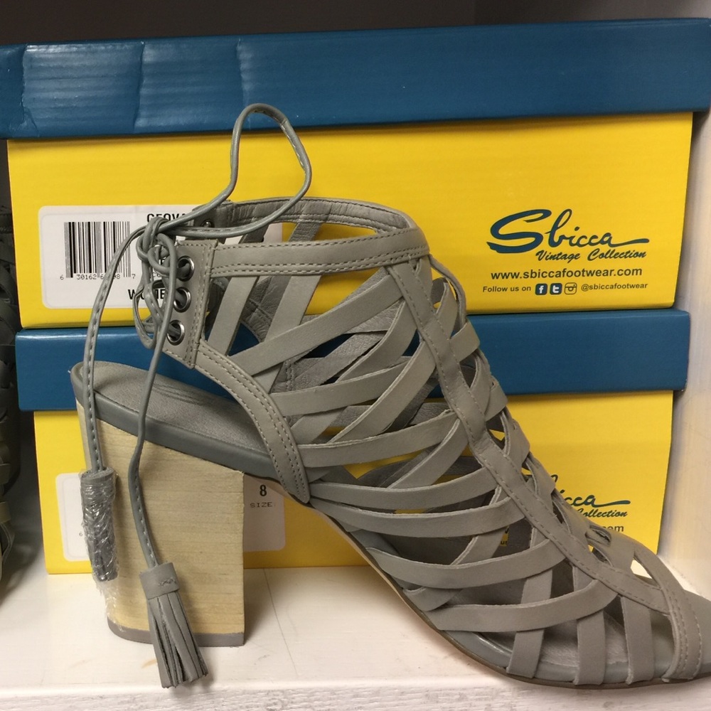 SBICCA brand Geovana caged heel Various sizes USA LAST FINAL PRICE SALE